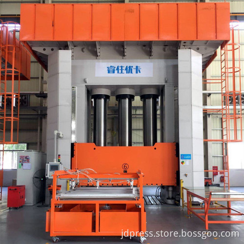 Sheet molding compounds hydraulic press